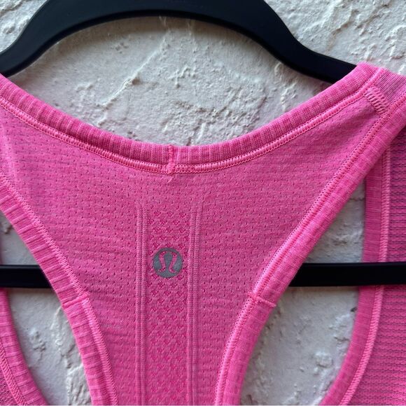 LULULEMON Tank Women 10 Run Swiftly Tech Pink Athletic Gym Casual - Picture 7 of 8